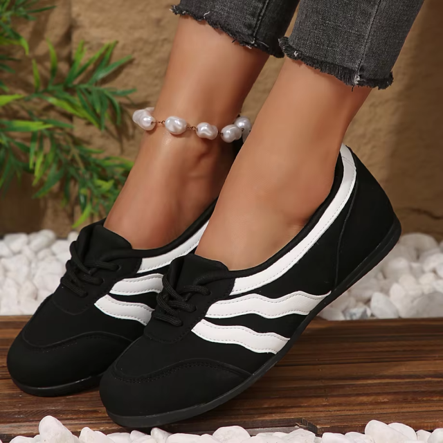 Bairuilun Women's Casual and Fashion Shoes Women Autumn New Style Breathable Soft with Thick Soled Anti-Slippery Hard-Wearing