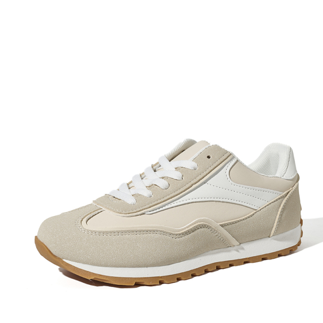 Bairuilun Spring and Autumn New Fashion Thick Sole Board Casual Shoes Fashion Casual Large Size Women's Board Shoes