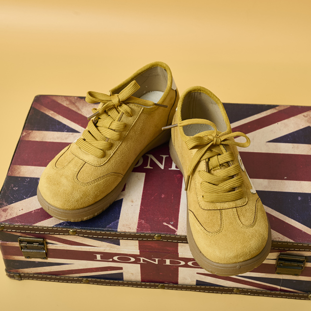 Bairuilun Women's Retro Low Top Outdoor Non-Slip Travel Board Shoes Breathable Versatile Breathable Casual Walking Shoes