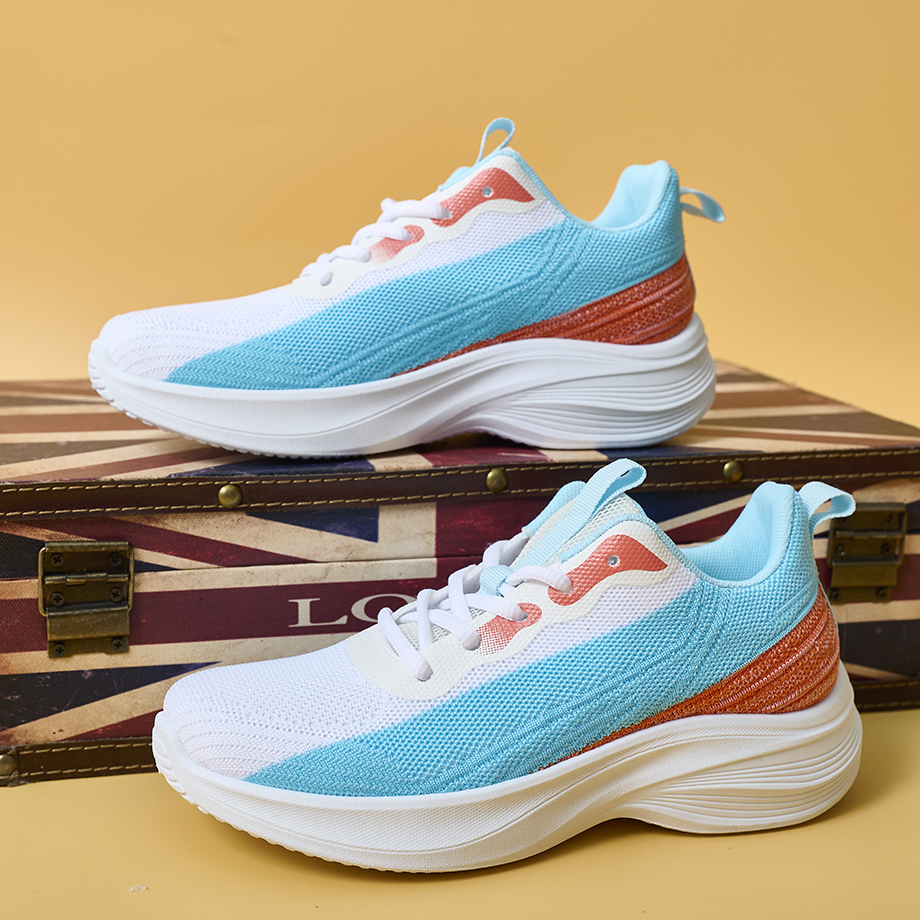 BAIRUILUN Cushioning Lighting Women's Sports Casual Shoes Breathable Mesh Fashion Soft Sole Shoes for Outdoor Travel