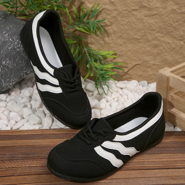 Bairuilun Women's Casual and Fashion Shoes Women Autumn New Style Breathable Soft with Thick Soled Anti-Slippery Hard-Wearing