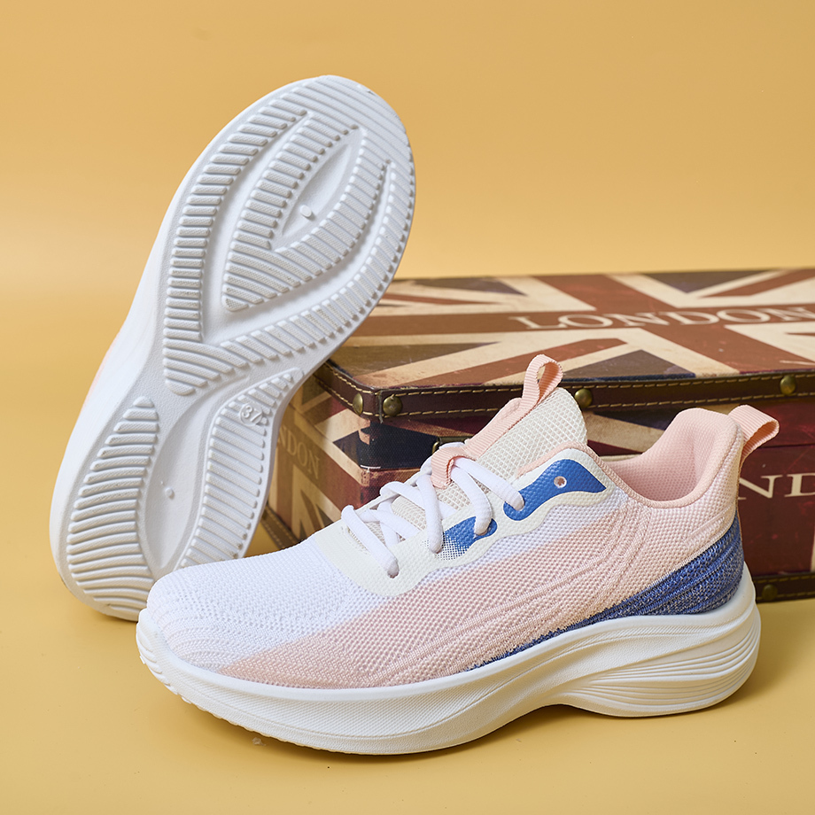 BAIRUILUN Cushioning Lighting Women's Sports Casual Shoes Breathable Mesh Fashion Soft Sole Shoes for Outdoor Travel