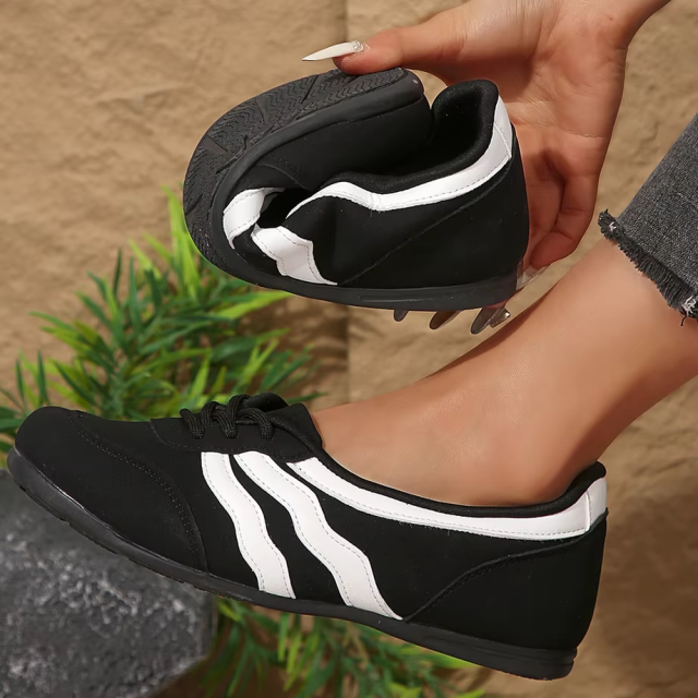 Bairuilun Women's Casual and Fashion Shoes Women Autumn New Style Breathable Soft with Thick Soled Anti-Slippery Hard-Wearing