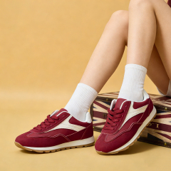 Bairuilun Spring and Autumn New Fashion Thick Sole Board Casual Shoes Fashion Casual Large Size Women's Board Shoes