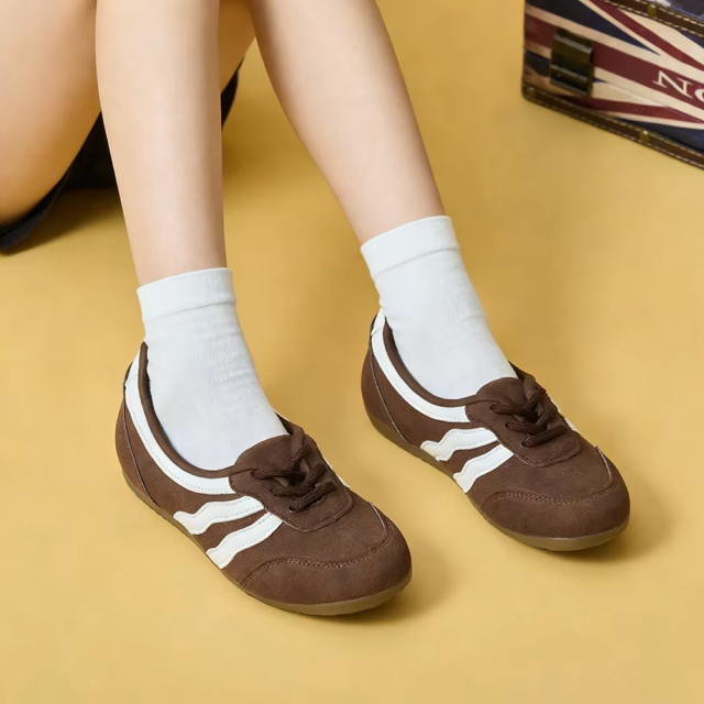 Bairuilun Women's Casual and Fashion Shoes Women Autumn New Style Breathable Soft with Thick Soled Anti-Slippery Hard-Wearing