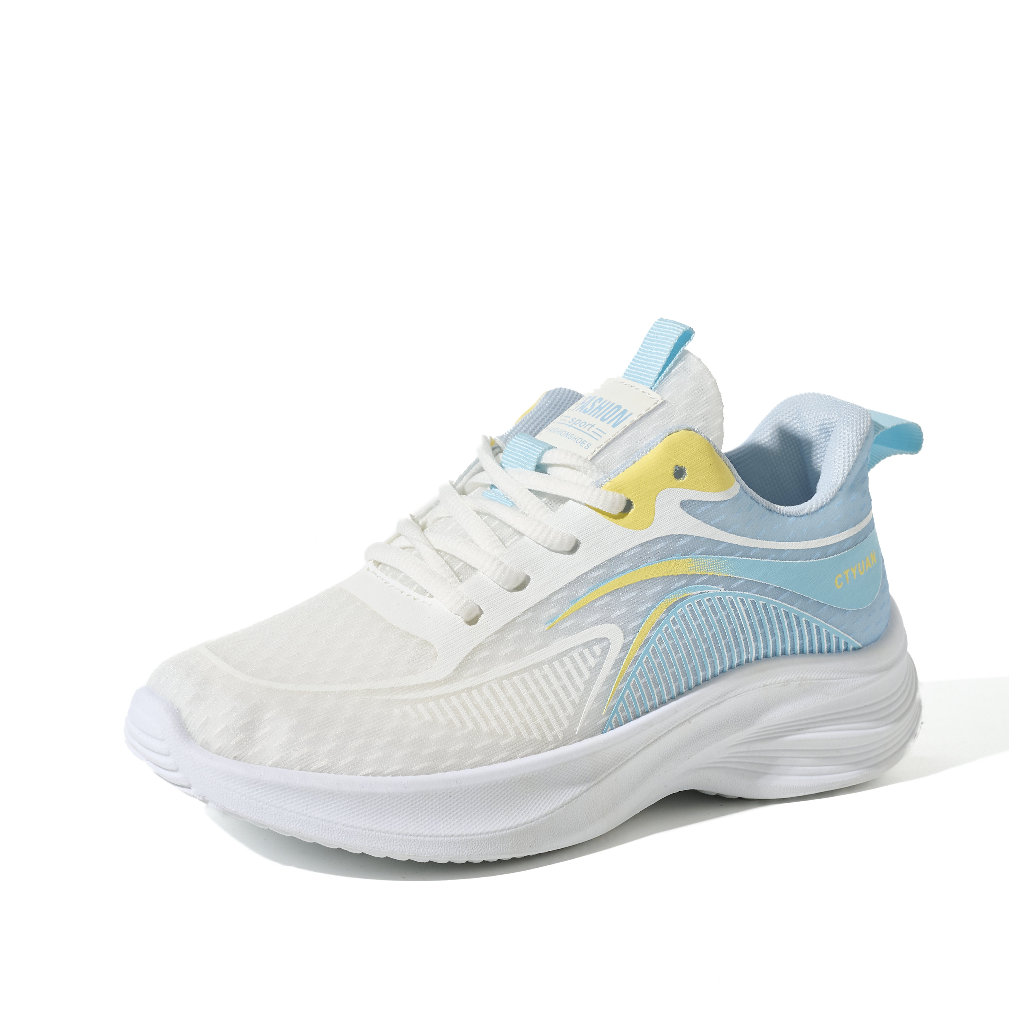 Men's Lightweight Leisure Sports Sneakers Breathable Mesh Upper Women Casual Shoes with PVC Outsole for Outdoor