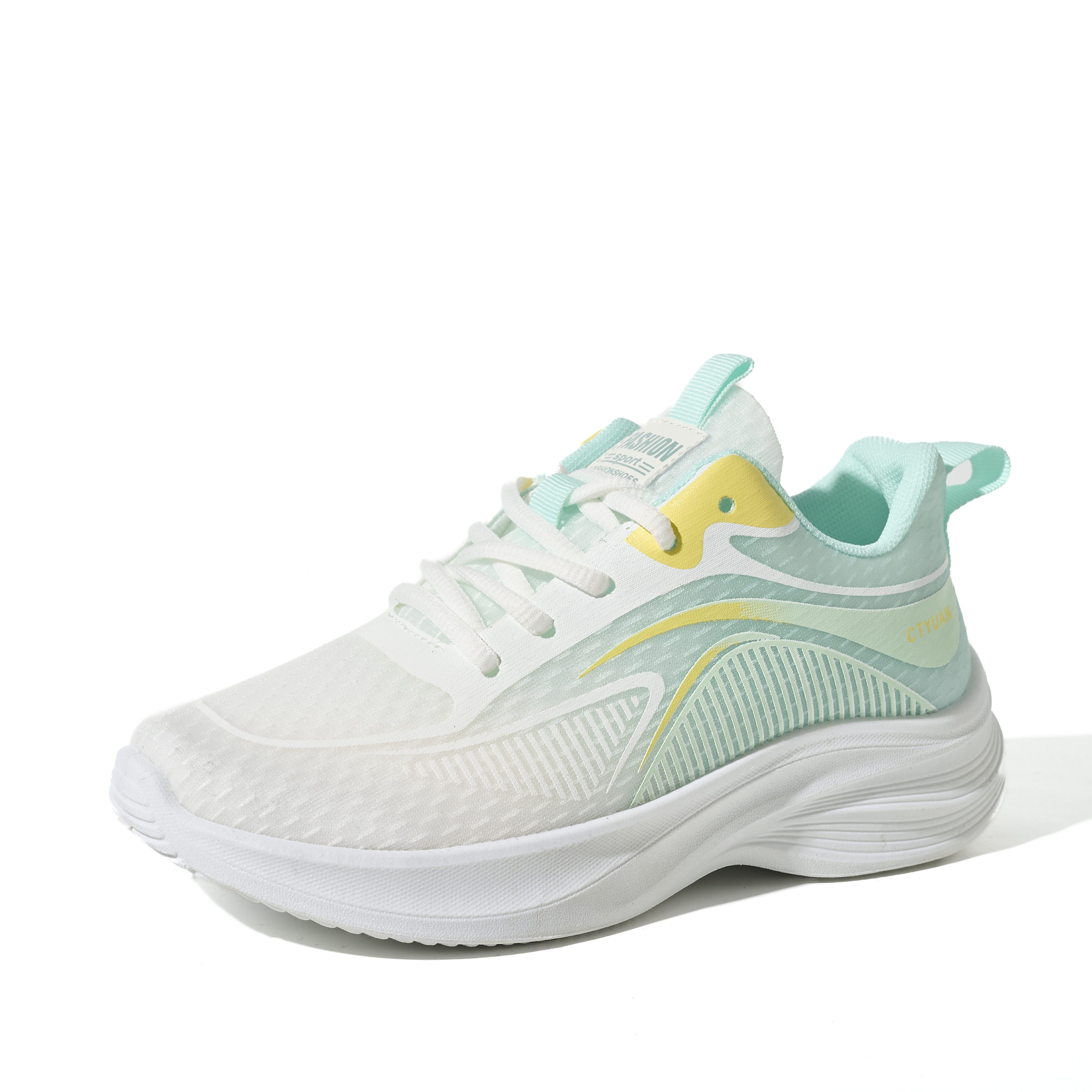 Men's Lightweight Leisure Sports Sneakers Breathable Mesh Upper Women Casual Shoes with PVC Outsole for Outdoor