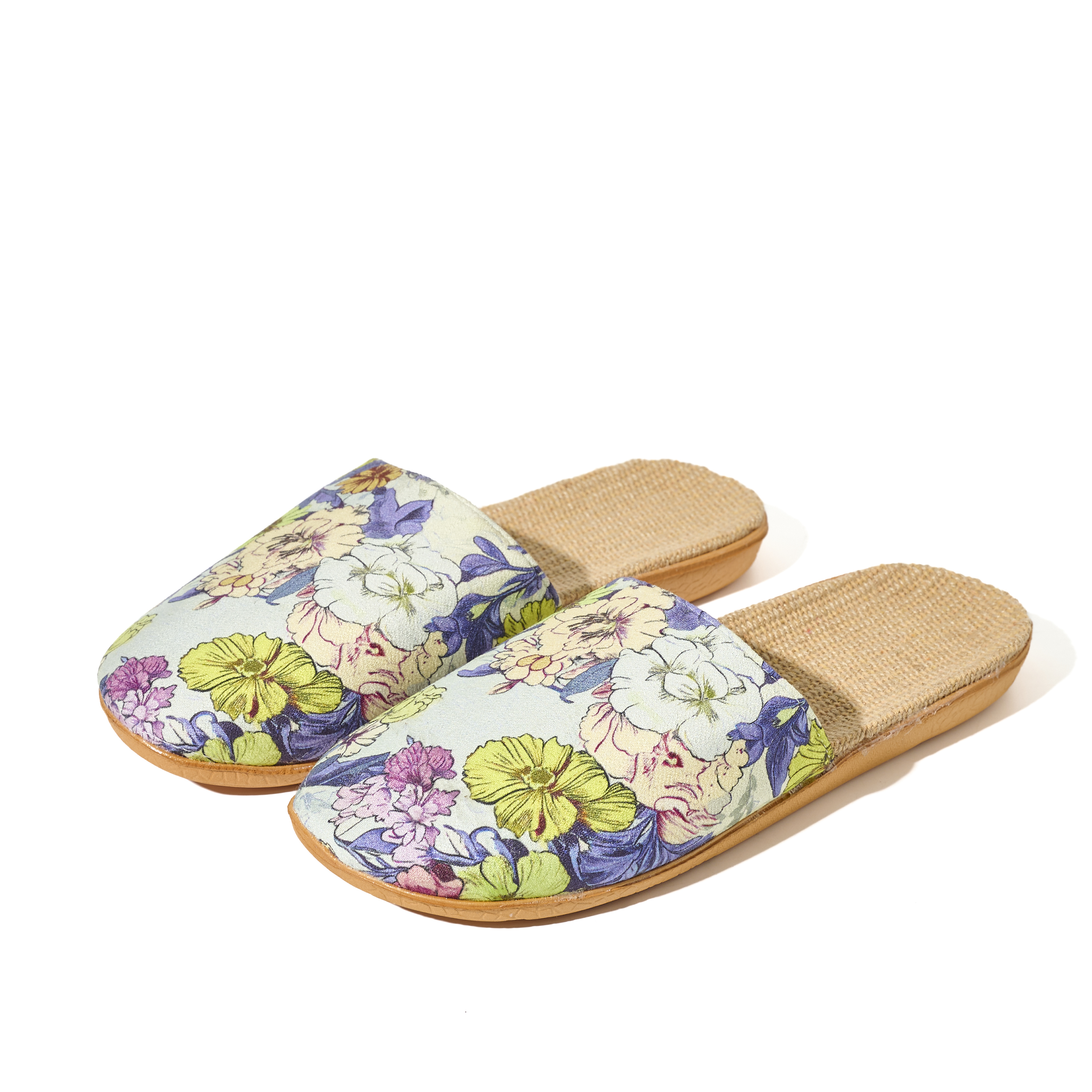 Custom Summer Lightweight Indoor Healthy Linen Slippers Wholesale Lightweight Floor Cheap Bedroom Slippers