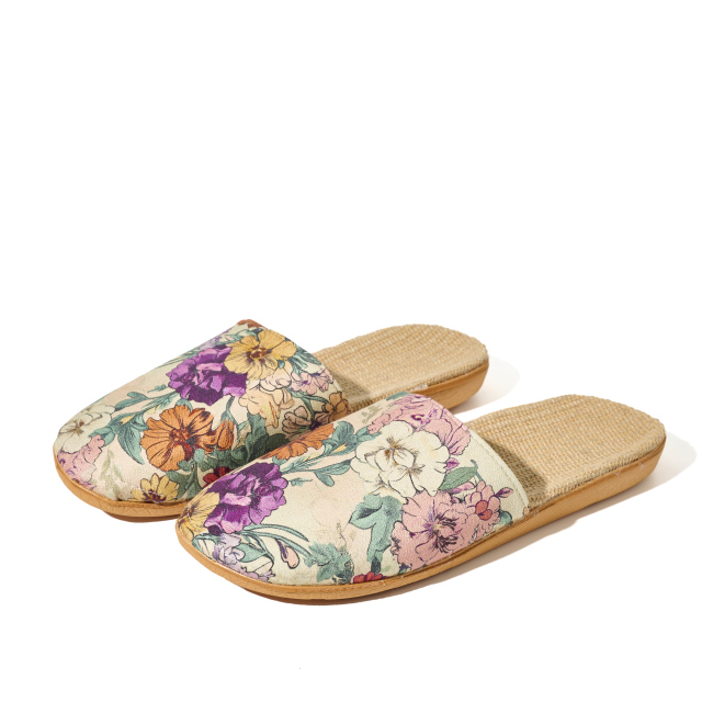 Custom Summer Lightweight Indoor Healthy Linen Slippers Wholesale Lightweight Floor Cheap Bedroom Slippers