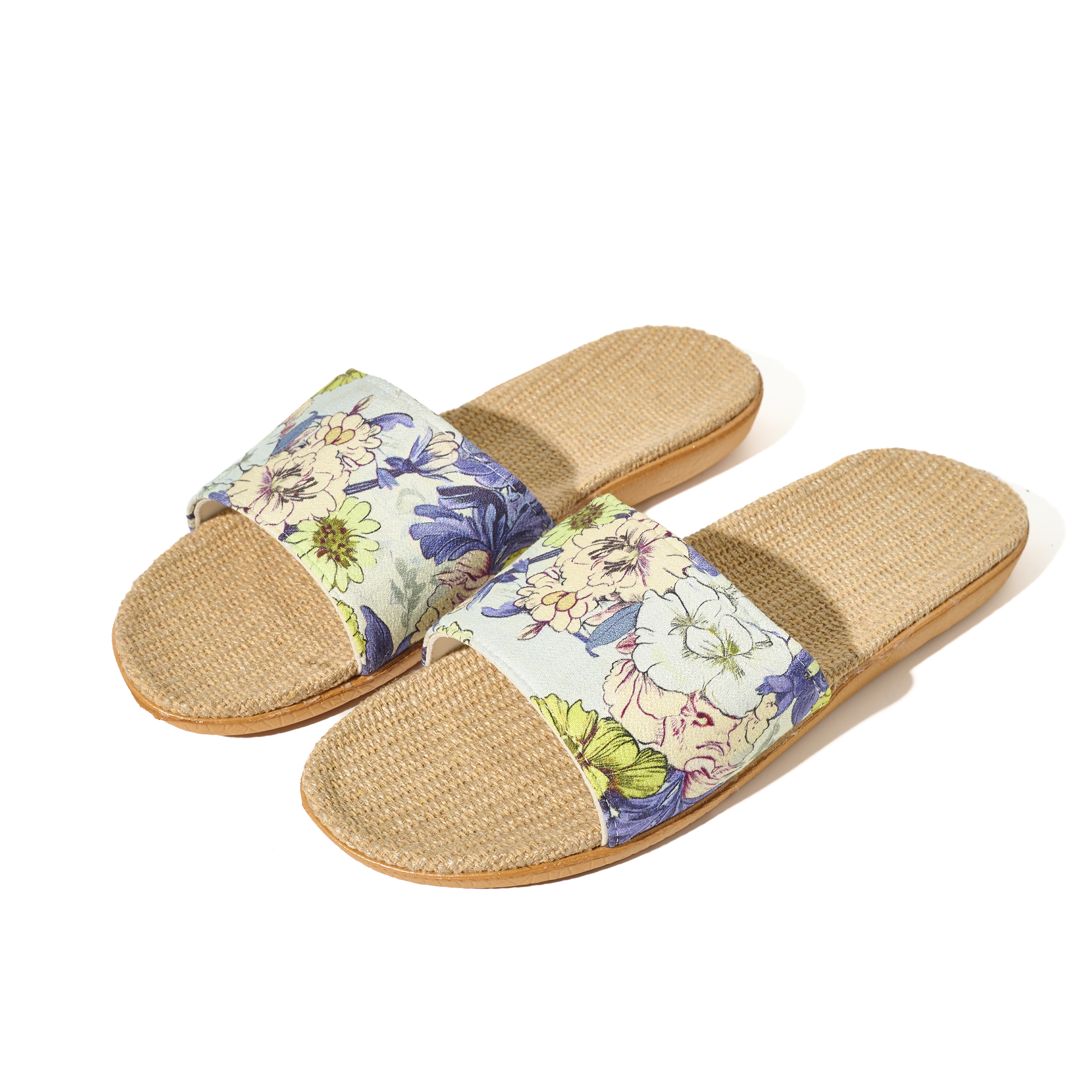 Custom Summer Lightweight Indoor Healthy Linen Slippers Wholesale Lightweight Floor Cheap Bedroom Slippers