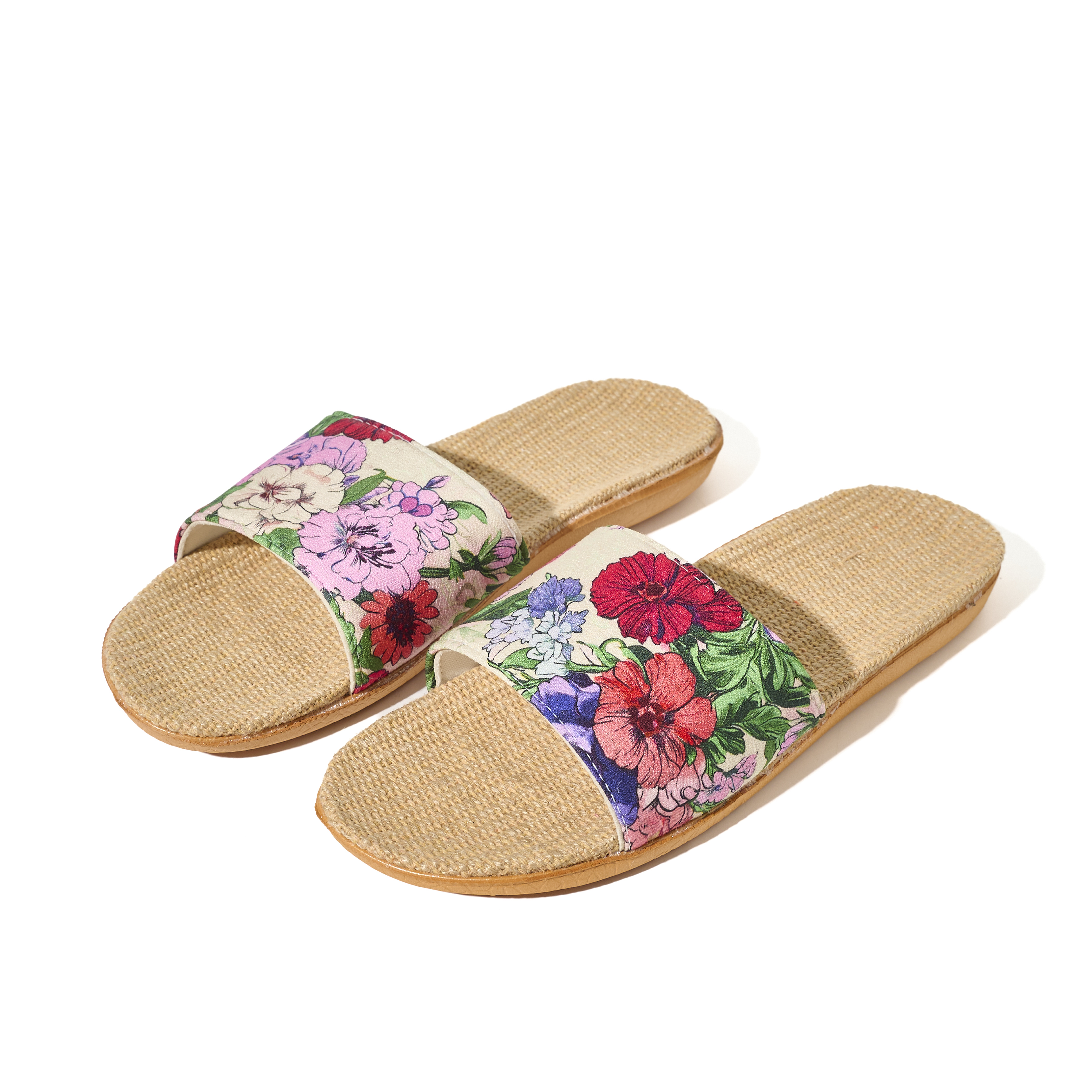 Custom Summer Lightweight Indoor Healthy Linen Slippers Wholesale Lightweight Floor Cheap Bedroom Slippers