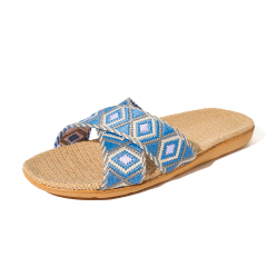 New Arrival Linen Slippers Female Spring Autumn Slippers Indoor Hotel Sandals Custom Cool Breathable Linen Slippers