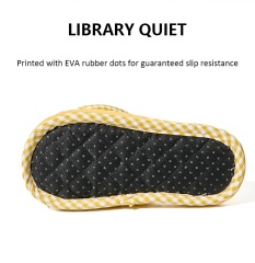 Kids Triple-Layer Thickened Fabric House Slippers Breathable & Silent Soft Sole Machine Washable Korean Style Baby Slippers