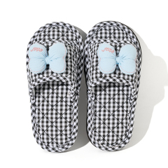Kids Triple-Layer Thickened Fabric House Slippers Breathable & Silent Soft Sole Machine Washable Korean Style Baby Slippers