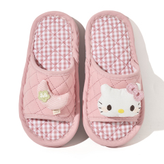 BAIRUILUN Thickened Fabric Kids Cute Animals Slippers Soft Sole Casual Cartoon Style Baby Slippers