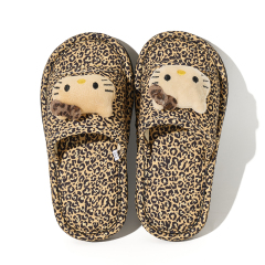 BAIRUILUN Warm Fashion Indoor Kids Slippers Cute Cat Non-Slip Household Slippers Children Home Cotton Slippers