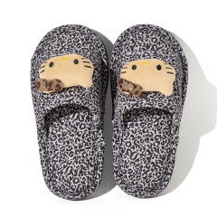 BAIRUILUN Warm Fashion Indoor Kids Slippers Cute Cat Non-Slip Household Slippers Children Home Cotton Slippers