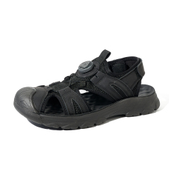 Breathable Men's Premium Outdoor Sandals Slip-Resistant PU Sole Quick-Twist Closure & Cushion Sole for Hiking/Camping/Travel