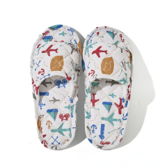 Custom Double-Layer Breathable Soft Flooring Cloth Slippers for Home OEM Comfortable Bedroom Couples Slippers