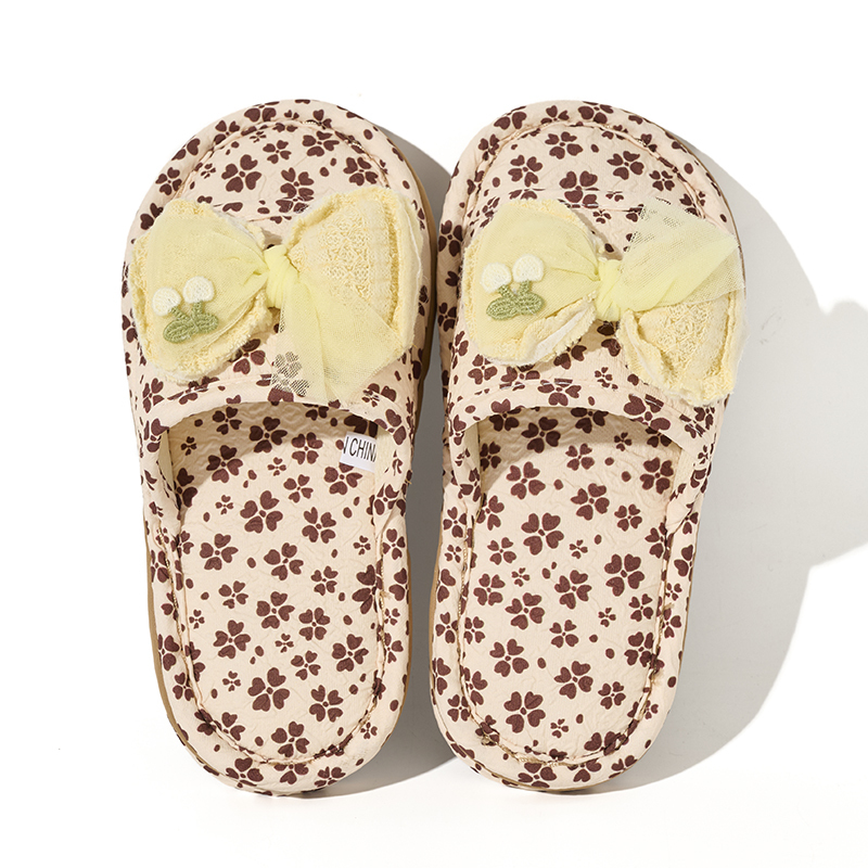 BAIRUILUN Custom Fashion Triple-Layer Kids Cute Slippers Big Bow Breathable Casual Style Children Slippers