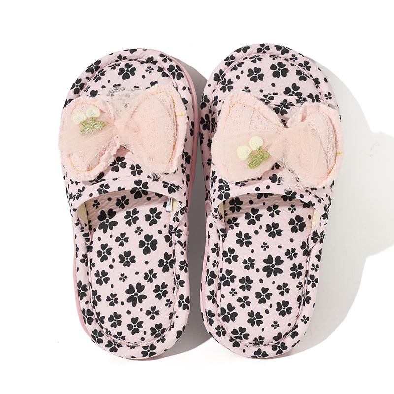 BAIRUILUN Custom Fashion Triple-Layer Kids Cute Slippers Big Bow Breathable Casual Style Children Slippers