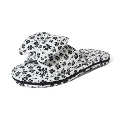 Factory Direct Wholesale Casual Flat slippers for Women Printed Slippers Custom Women Women Design Cotton Slippers