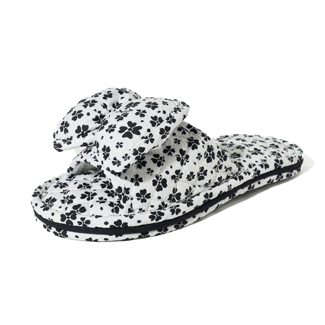 Factory Direct Wholesale Casual Flat slippers for Women Printed Slippers Custom Women Women Design Cotton Slippers