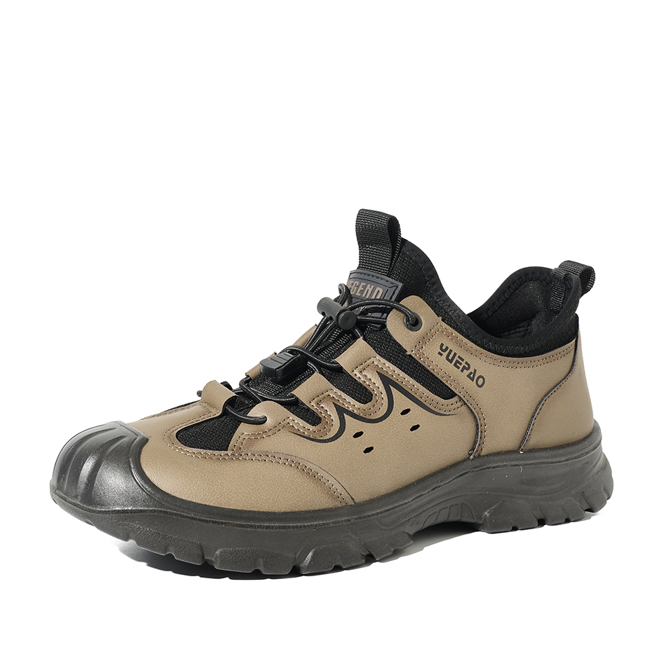 Bairuilun Men's Breathable Hiking Shoes High-Quality Lightweight Slip-Resistant Shoes for Outdoor Walking & Mountaineering