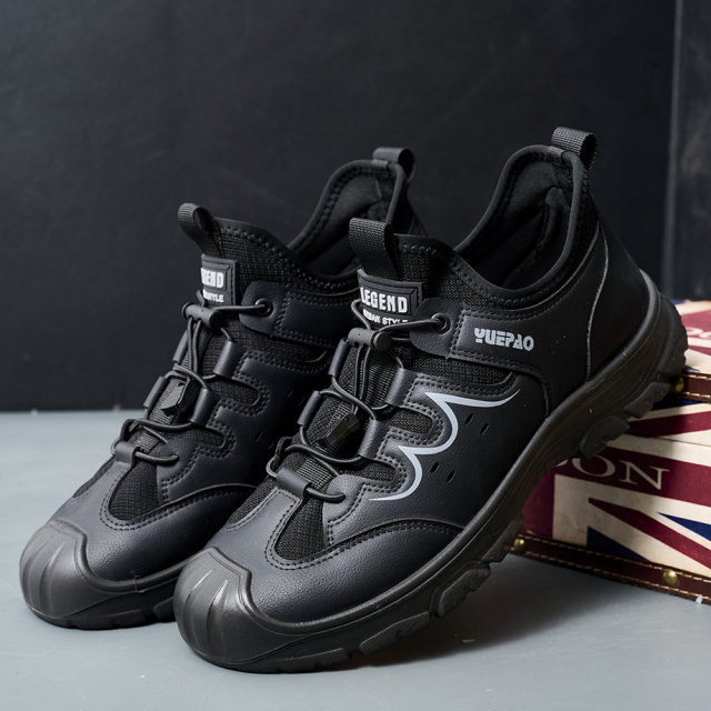 Bairuilun Men's Breathable Hiking Shoes High-Quality Lightweight Slip-Resistant Shoes for Outdoor Walking & Mountaineering