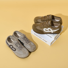 Fashionable Women's Retro Low Top Board Shoes Breathable Casual Walking Shoes Outdoor Anti-Slip Lightweight Travel Shoes