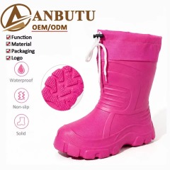 Lightweight EVA Shell Snow Boots Women Warm Removable Faux Fur Interior Waterproof Winter Outdoor Rain Booties Bulk Price