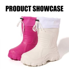 Lightweight EVA Shell Snow Boots Women Warm Removable Faux Fur Interior Waterproof Winter Outdoor Rain Booties Bulk Price