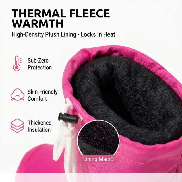 Lightweight EVA Shell Snow Boots Women Warm Removable Faux Fur Interior Waterproof Winter Outdoor Rain Booties Bulk Price