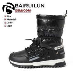 High-quality Waterproof Snow Boots with Nylon Thermal Insulation Anti-Slip TPR Sole OEM/ODM Customizable with Bulk Discount