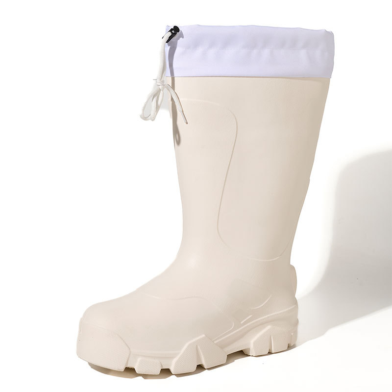 Durable Waterproof EVA Snow Boots Removable Plush Lining Washable Thermal Sock Winter Outdoor Walking Shoes Factory