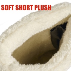 Wholesale Custom Women's Duck Boots Crossover Sizing 31-45 Anti slip Foldable Ice Claw Warm Stitch Quilting Snow Boots