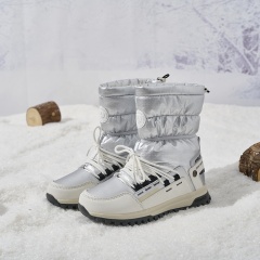 High-quality Waterproof Snow Boots with Nylon Thermal Insulation Anti-Slip TPR Sole OEM/ODM Customizable with Bulk Discount
