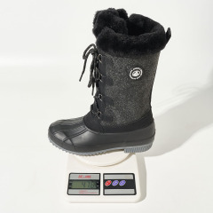 Wholesale Custom Women's High Top Warm Duck Boots Lace-up Waterproof Snow Boots for Ladies Crossover Sizing 26-42