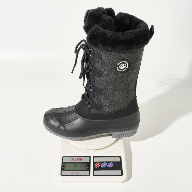 Wholesale Custom Women's High Top Warm Duck Boots Lace-up Waterproof Snow Boots for Ladies Crossover Sizing 26-42