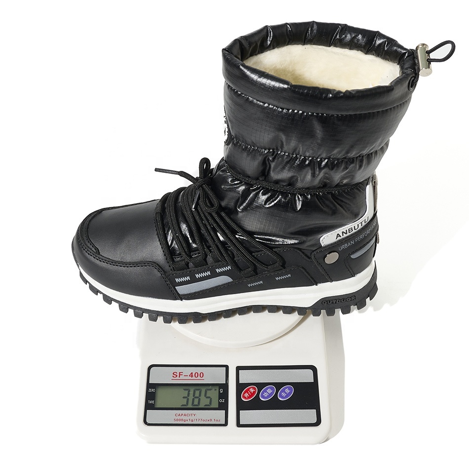 High-quality Waterproof Snow Boots with Nylon Thermal Insulation Anti-Slip TPR Sole OEM/ODM Customizable with Bulk Discount