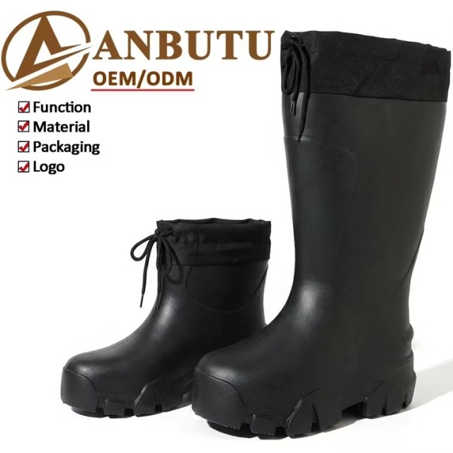 Waterproof EVA Shell Snow Boots -45C Rated Extreme Cold Warmth Removable Wool Lining Outdoor Fishing Hunting Shoes Factory