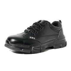 Iron Toe Safety Shoes Anti-Static Anti-Smash Anti-Puncture Iron Midsole Anti-Slip Microfiber Upper EU 35-46 Work Shoes