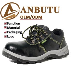 Hot Selling Mens Steel Toe Anti Puncture Safety Shoes Microfiber Leather Upper Steel Midsole PU Outsole Safety Shoes