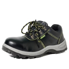 Hot Selling Mens Steel Toe Anti Puncture Safety Shoes Microfiber Leather Upper Steel Midsole PU Outsole Safety Shoes