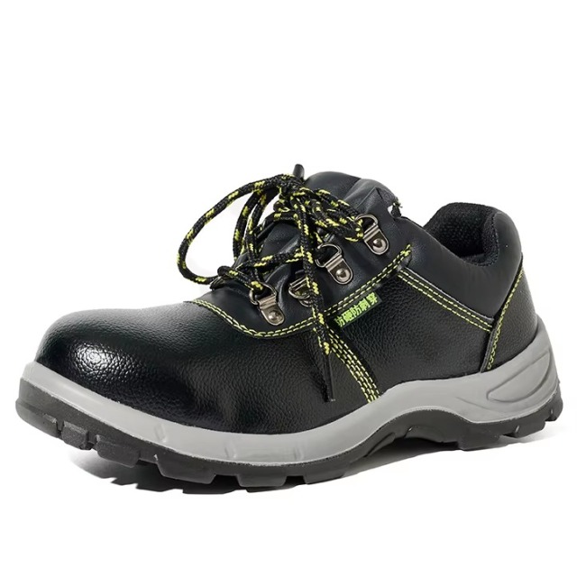 Hot Selling Mens Steel Toe Anti Puncture Safety Shoes Microfiber Leather Upper Steel Midsole PU Outsole Safety Shoes