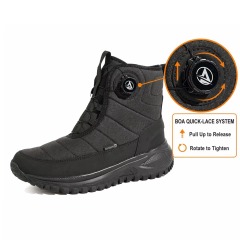 Wholesale Dial Lacing Winter Boots Unisex Waterproof Cozy Warm Cloud-Like Cushioning Anti Slip Outdoor Snow Shoes