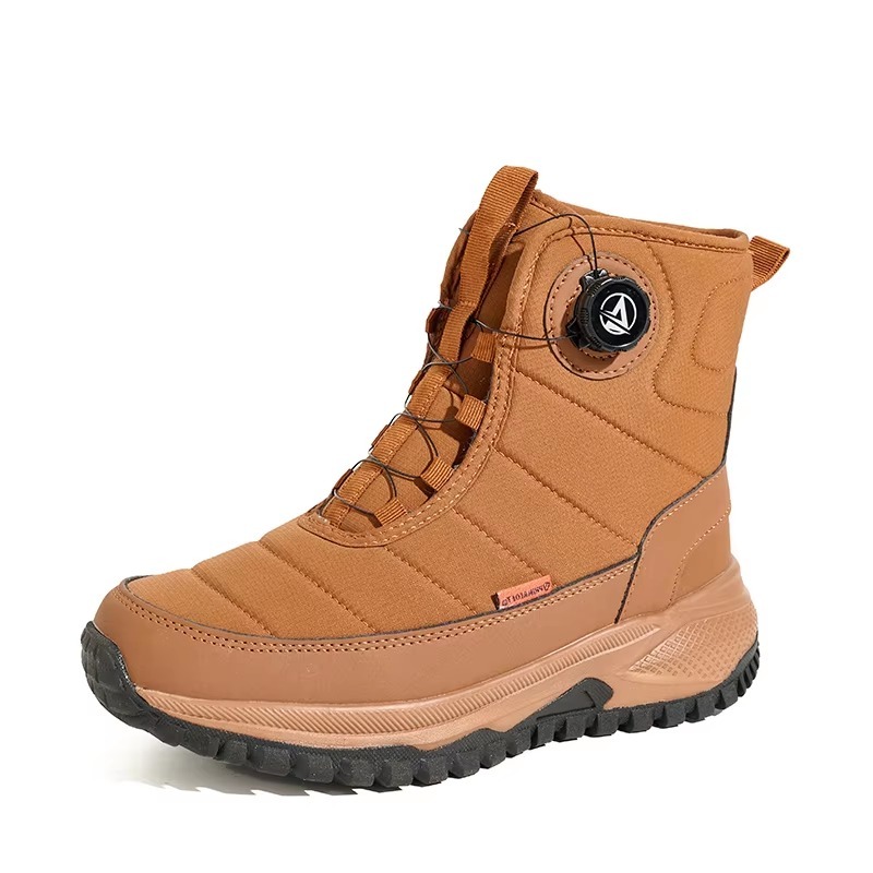 Wholesale Dial Lacing Winter Boots Unisex Waterproof Cozy Warm Cloud-Like Cushioning Anti Slip Outdoor Snow Shoes