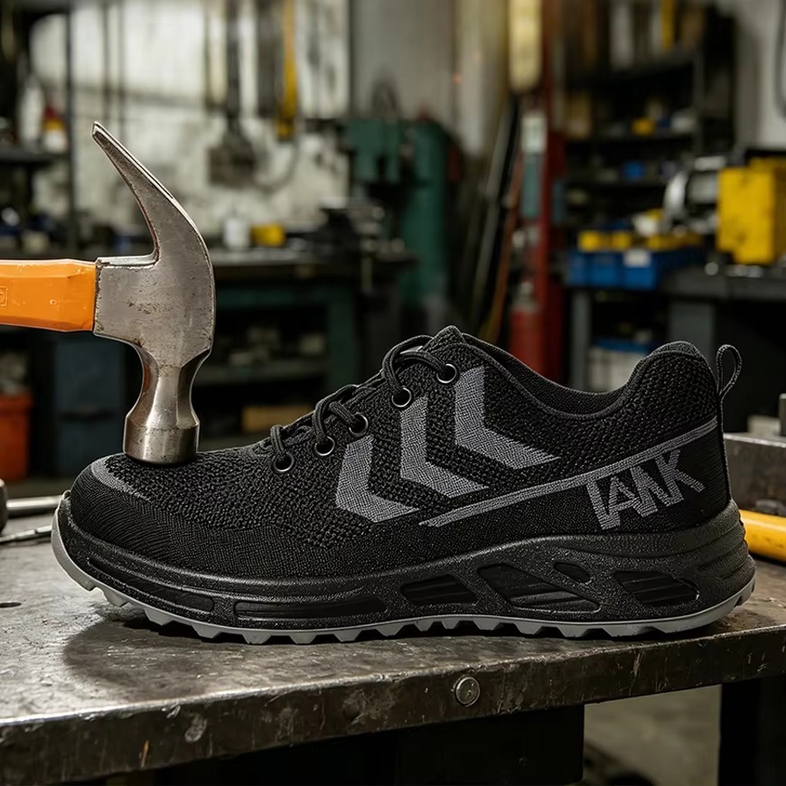 Hot Selling Mens Safety Shoes Steel Toe Anti Puncture Insulation 6KV Mesh Upper Kevlar Midsole Work Shoes Size 35-46