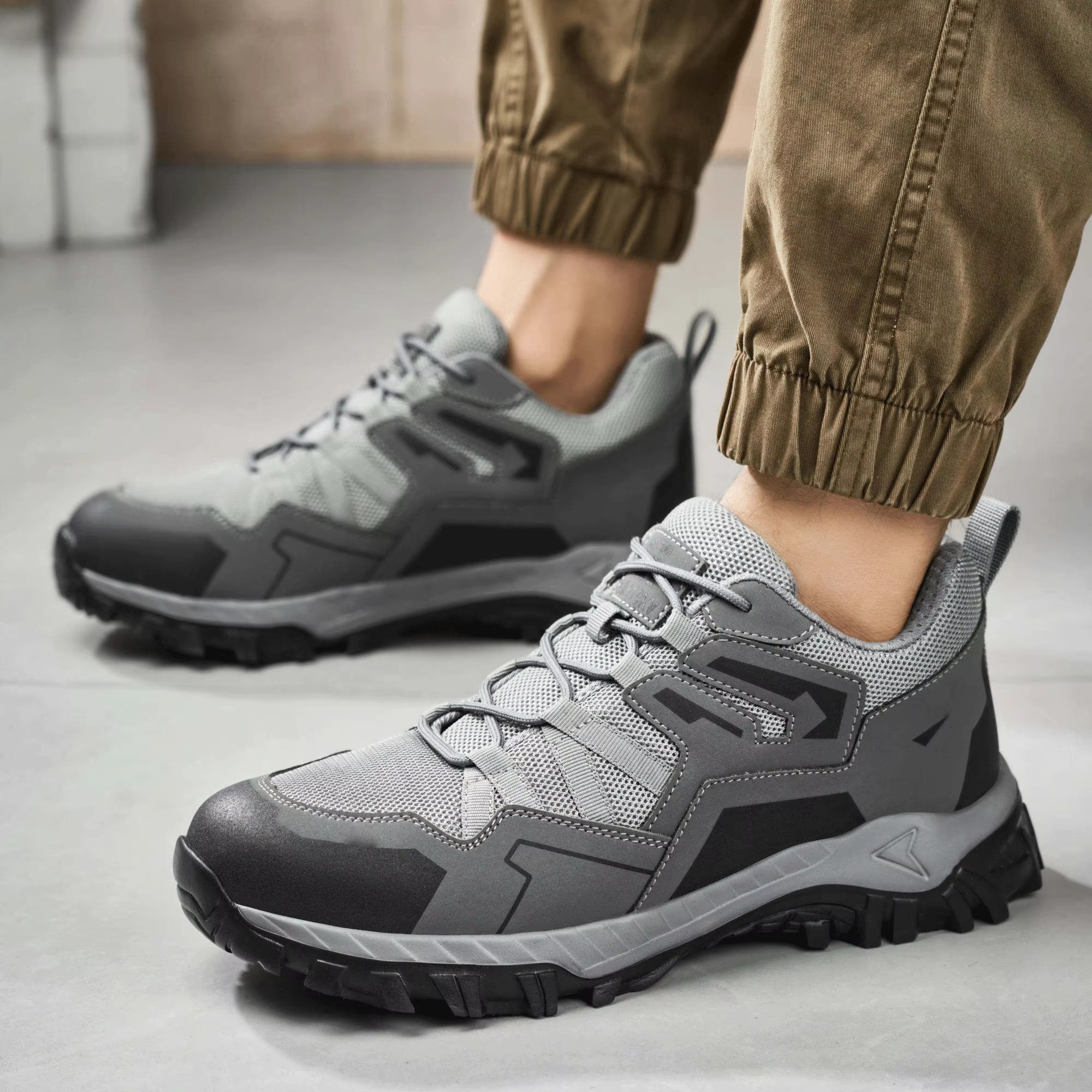 10KV Insulation Safety Shoes Steel Toe Anti-Smash PU Midsole Rubber Sole Mesh Upper for Electric & Factory Work