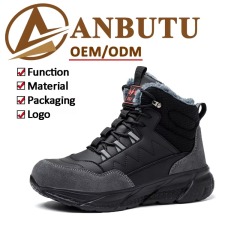 6KV Electrical Insulated Winter Steel Toe Safety Shoes Slip Resistant Puncture Resistant Cotton Lining Unisex Work Boots